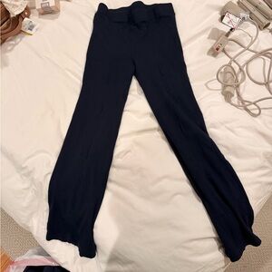 Donni The Rib Kick Flare Navy Sz Large